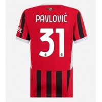 AC Milan Strahinja Pavlovic #31 Hemmatröja Dam 2024-25 Kortärmad